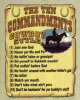 G17383-Cowboy 10 Commandments