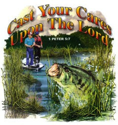 DP174-Cast Your Cares Upon The Lord (Fish)