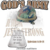 B6337-God's Army. .  Be Strong, Jesus Strong
